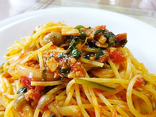 ハーブのパスタソース