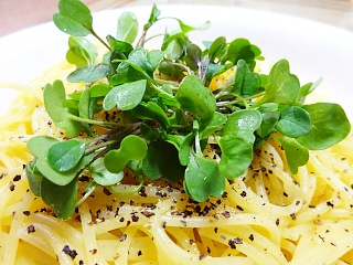 ハーブのサラダパスタ